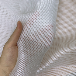 Сетка 3D трехслойная Air mesh 160 гр/м2, цвет Белый (на отрез)  в Омске