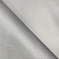 Ткань Оксфорд 300D PU Рип-Стоп СОТЫ, цвет Светло-Серый (на отрез)  в Омске