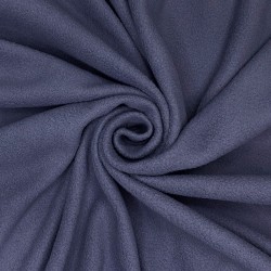 Ткань Флис Односторонний 130 гр/м2, цвет Темно-серый (на отрез)  в Омске