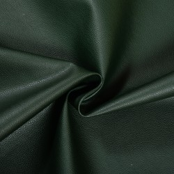 Эко кожа (Искусственная кожа), цвет Темно-Зеленый (на отрез)  в Омске