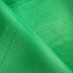 Ткань Оксфорд 300D PU Рип-Стоп СОТЫ, цвет Зелёный (на отрез)  в Омске