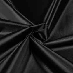 *Ткань Оксфорд 210D PU, цвет Черный (на отрез)  в Омске