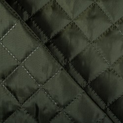 Стеганая подкладочная ткань с синтепоном (100гр/м2), цвет Хаки (на отрез)  в Омске