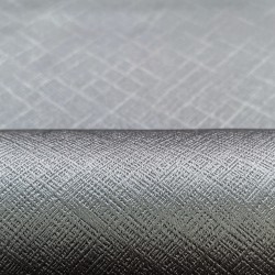 Ткань Блэкаут для штор светозатемняющая 100% &quot;Орнамент Серый&quot; (на отрез)  в Омске