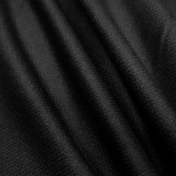 Ткань Блэкаут для штор светозатемняющая 75% &quot;Рогожка Черная&quot; (опт)  в Омске